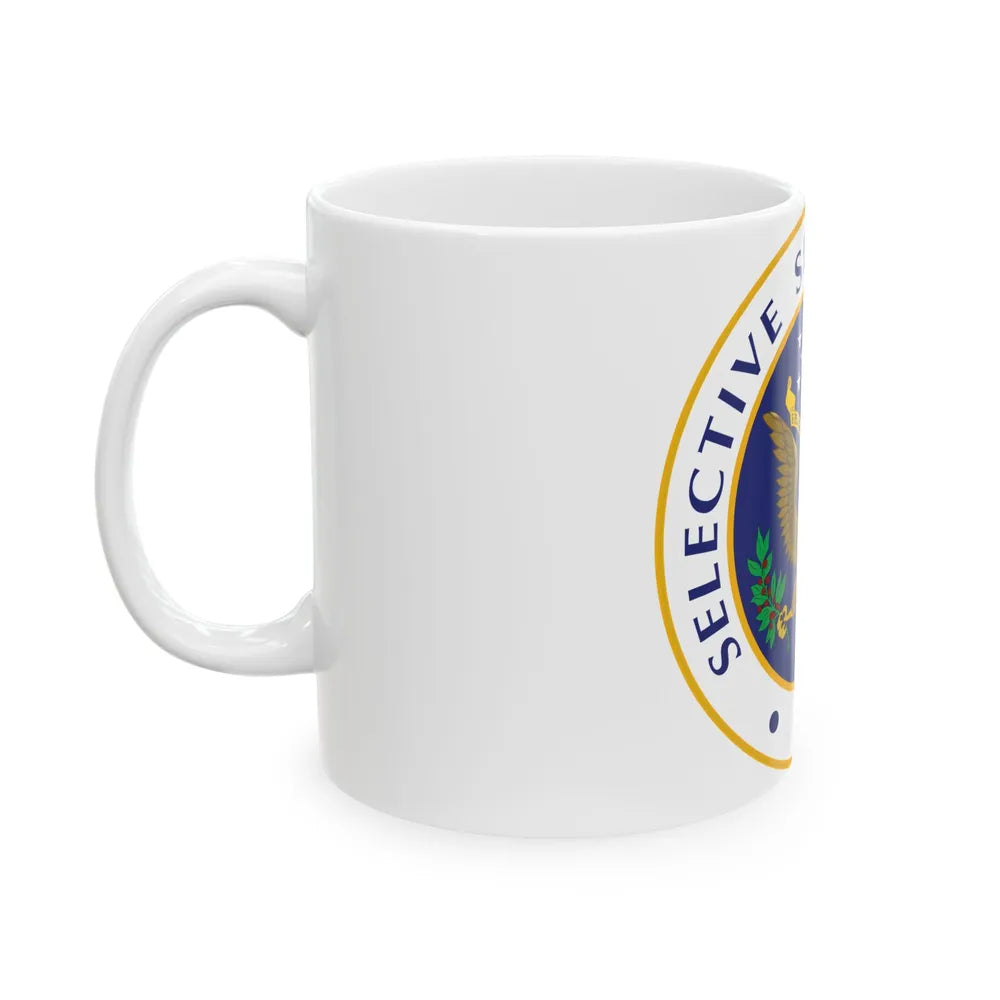 Selective Service System - White Coffee Mug-Go Mug Yourself