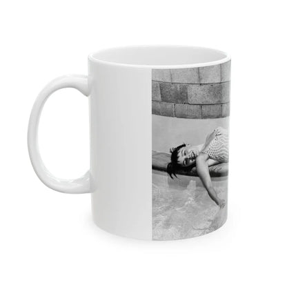 Janet Munro #10 (Vintage Female Icon) White Coffee Mug-Go Mug Yourself