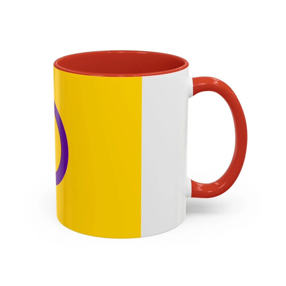 Intersex Pride Flag - Accent Coffee Mug-Go Mug Yourself