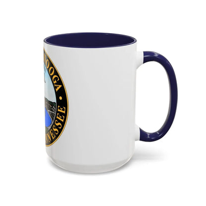 Seal of Chattanooga Tennessee - Accent Coffee Mug-Go Mug Yourself