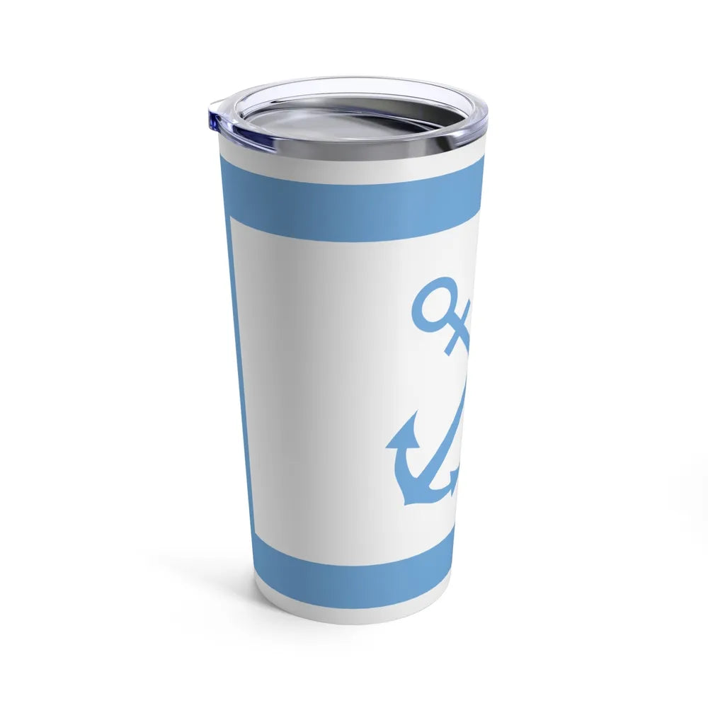 Flag of Bandera de Prefectura Naval Argentina - Tumbler 20oz-Go Mug Yourself