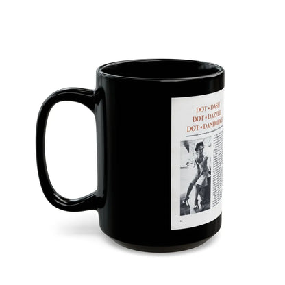 Dorothy Dandridge #97 - Pages 1 & 2 of 8 Featuring, Dorothy with, 2 B&W Photos & Article from Pageant Digest Mag. June '55 (Vintage Female Icon) Black Coffee Mug-Go Mug Yourself