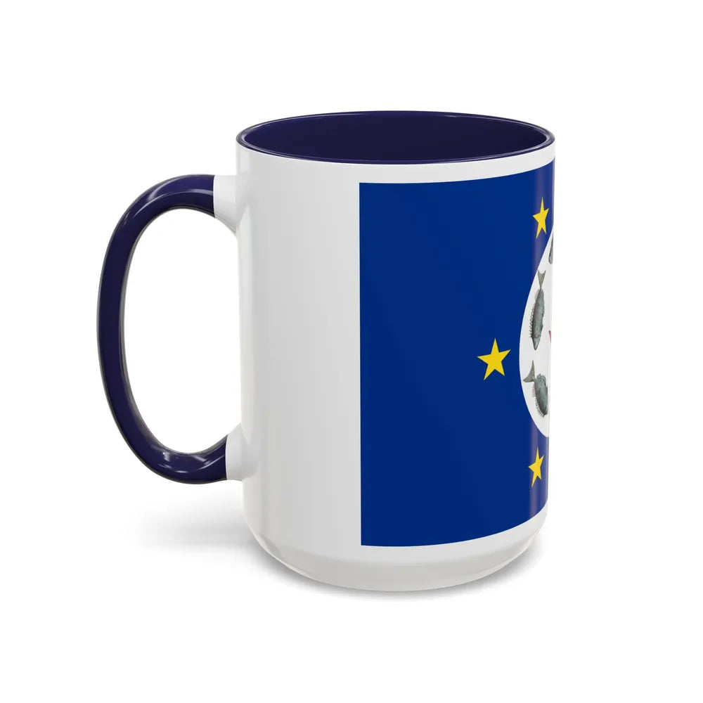 Flag of Airai Palau - Accent Coffee Mug-Go Mug Yourself