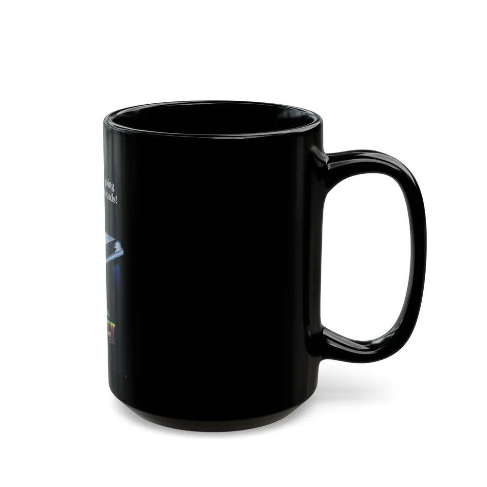 BACK TO THE FUTURE II (TEASER) 1989 Movie Poster - Black Coffee Mug-Go Mug Yourself