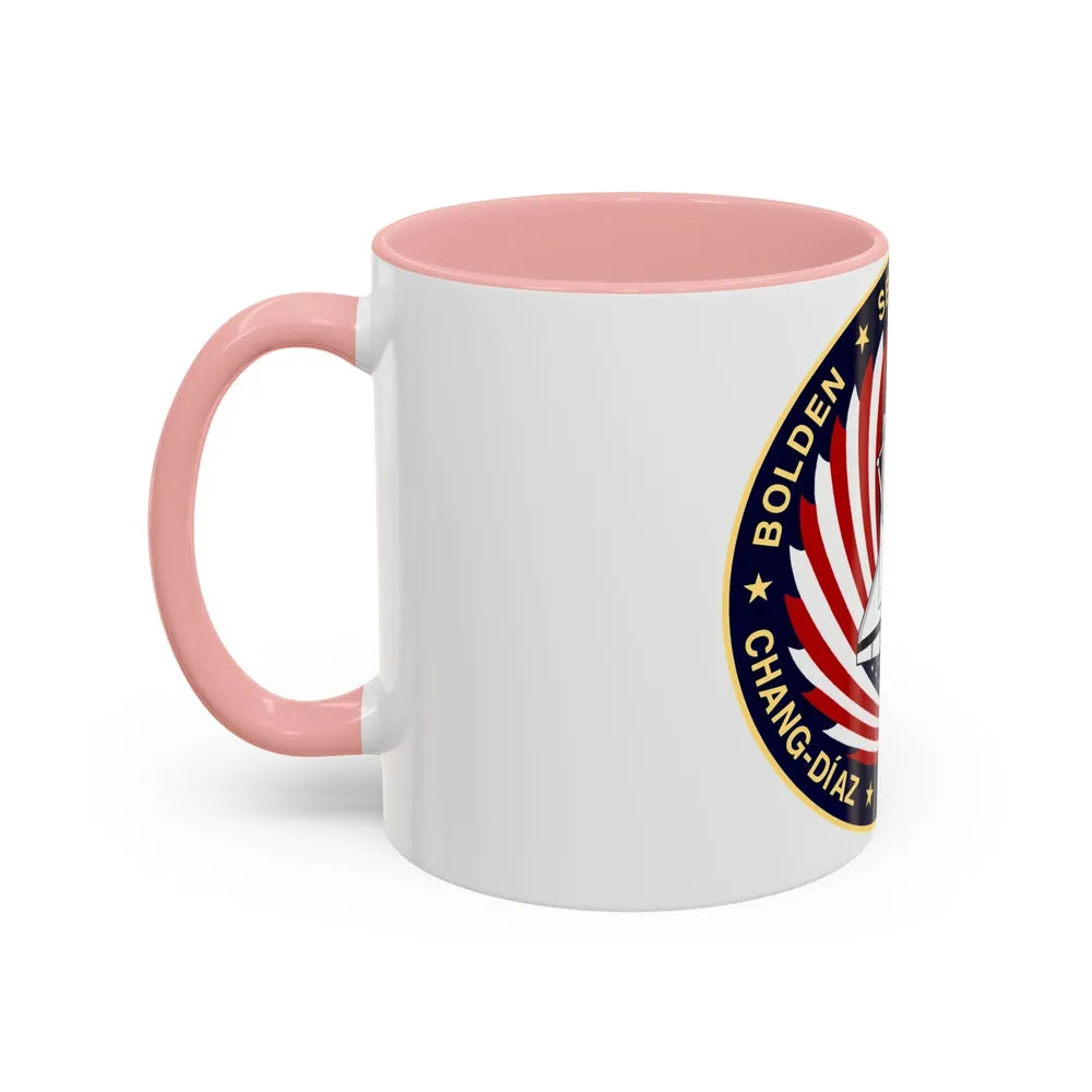 STS 60 (NASA) Accent Coffee Mug-Go Mug Yourself