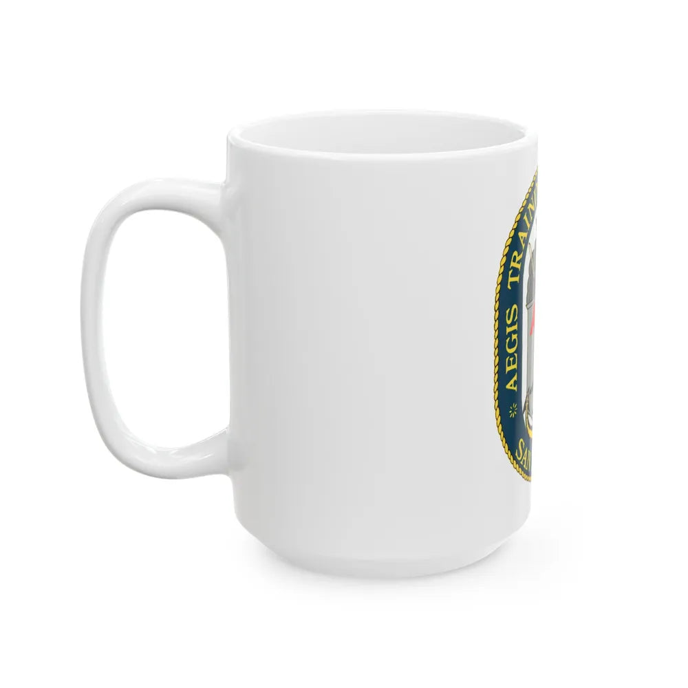 AEGIS Training Support Grp San Diego (U.S. Navy) White Coffee Mug-Go Mug Yourself