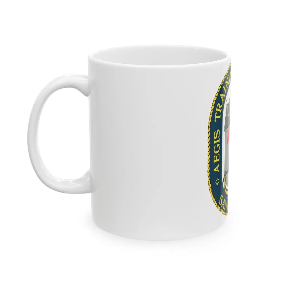 AEGIS Training Support Grp San Diego (U.S. Navy) White Coffee Mug-Go Mug Yourself