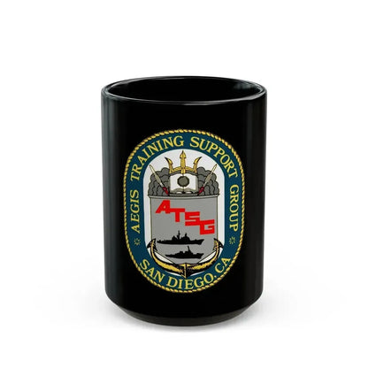 AEGIS Training Support Grp San Diego (U.S. Navy) Black Coffee Mug 15oz - Go Mug Yourself