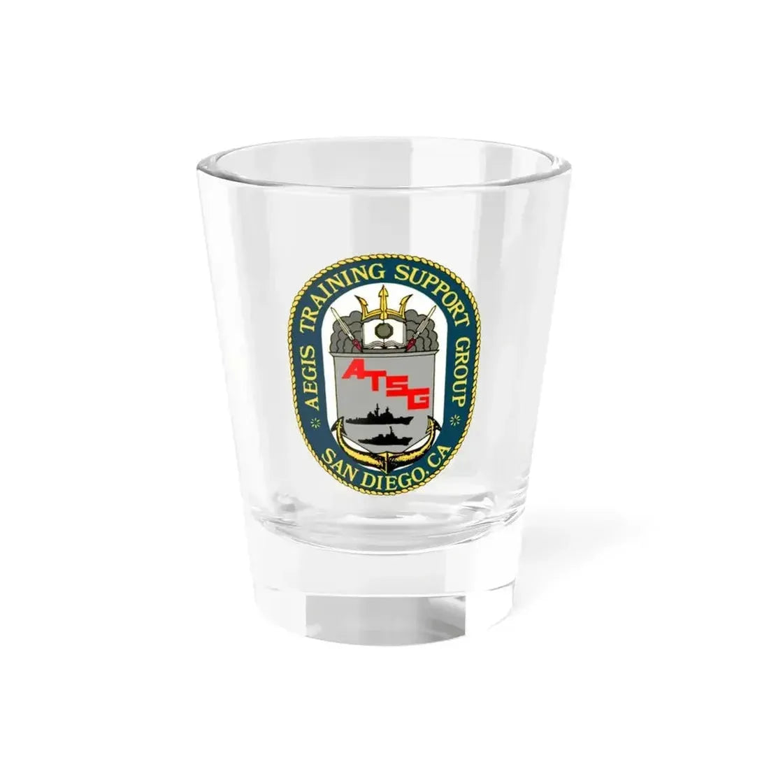 AEGIS Training Support Grp San Diego (U.S. Navy) Shot Glass 1.5oz 1.5oz - Go Mug Yourself