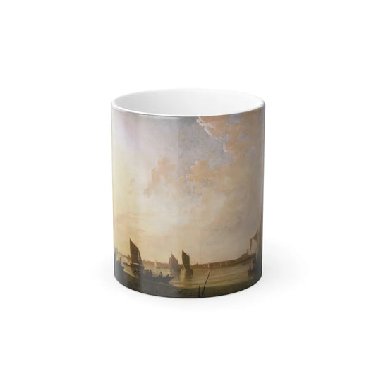 Aelbert Cuyp (1620-1691) Dordrecht%3a Sunrise - Oil on Canvas c1650 - Color Changing Mug 11oz-11oz-Go Mug Yourself