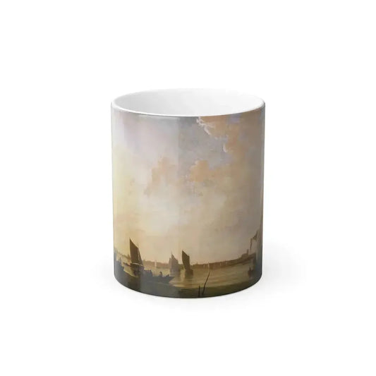 Aelbert Cuyp (1620-1691) Dordrecht%3a Sunrise - Oil on Canvas c1650 - Color Changing Mug 11oz 11oz - Go Mug Yourself