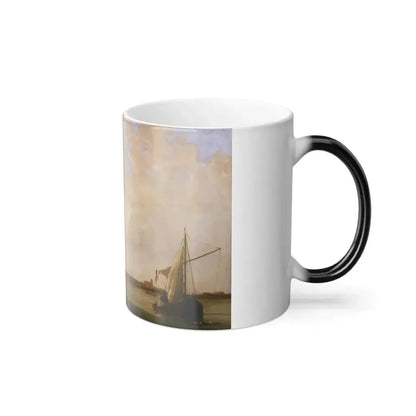 Aelbert Cuyp (1620-1691) Dordrecht%3a Sunrise - Oil on Canvas c1650 - Color Changing Mug 11oz - Go Mug Yourself