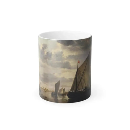 Aelbert Cuyp (1620-1691) River Scene - Oil on Oak Panel - Color Changing Mug 11oz Default Title 11oz - Go Mug Yourself
