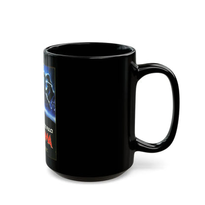 AENIGMA 1987 Movie Poster - Black Coffee Mug-Go Mug Yourself