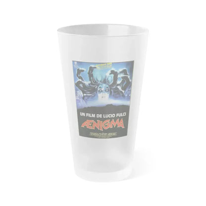 AENIGMA 1987 Movie Poster - Frosted Pint Glass 16oz Default Title - Go Mug Yourself