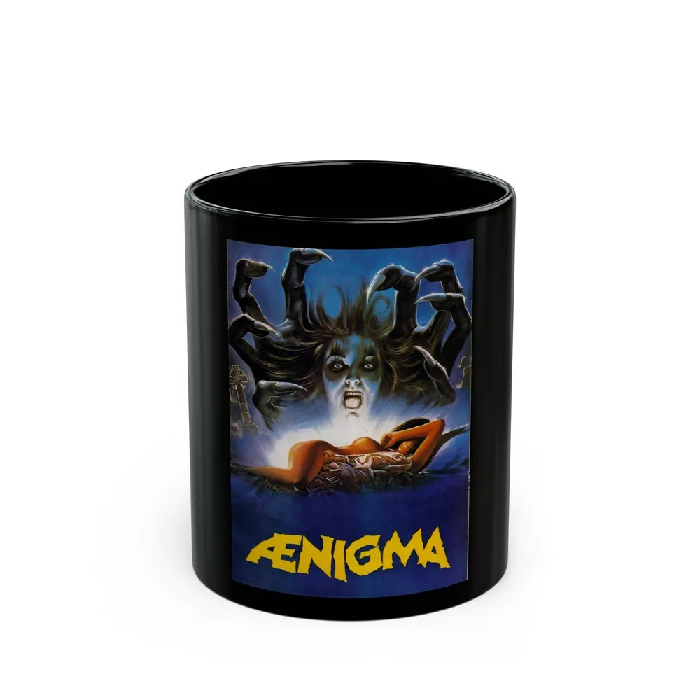 AENIGMA (2) 1987 Movie Poster - Black Coffee Mug-11oz-Go Mug Yourself