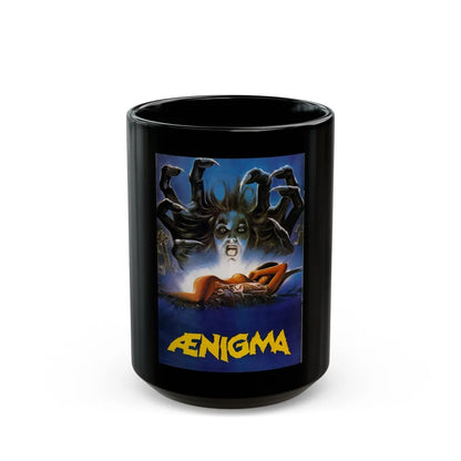 AENIGMA (2) 1987 Movie Poster - Black Coffee Mug-15oz-Go Mug Yourself