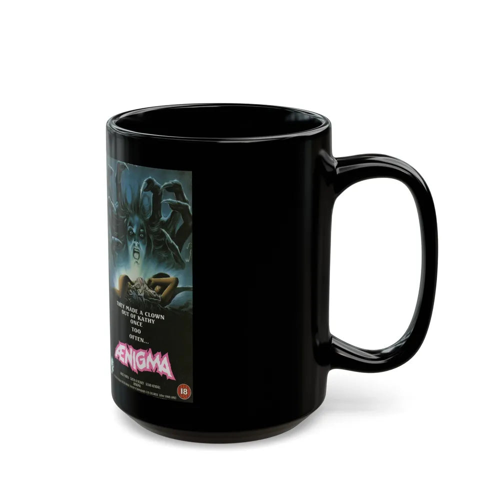 AENIGMA (VHS COVER) - Black Coffee Mug-Go Mug Yourself