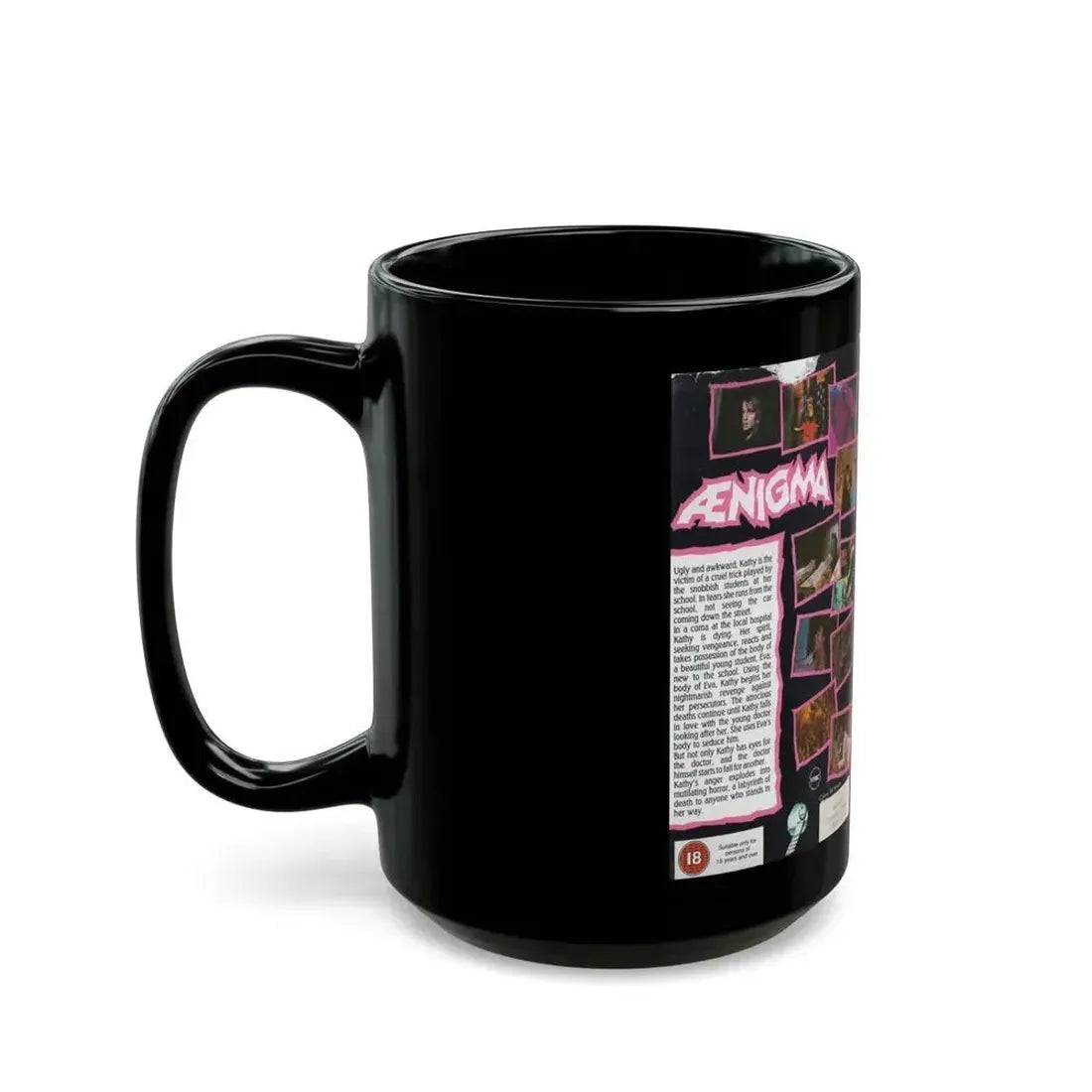 AENIGMA (VHS COVER) - Black Coffee Mug - Go Mug Yourself