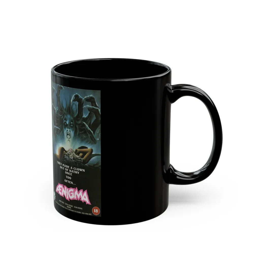 AENIGMA (VHS COVER) - Black Coffee Mug-Go Mug Yourself