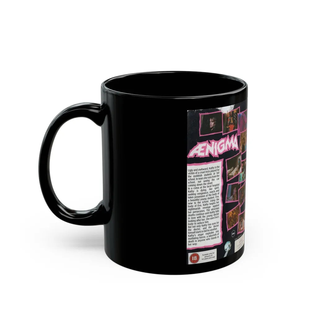 AENIGMA (VHS COVER) - Black Coffee Mug-Go Mug Yourself