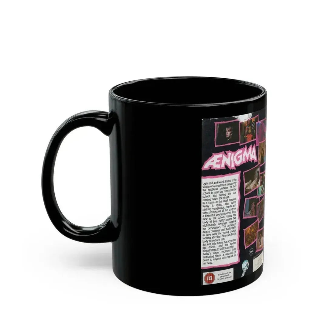 AENIGMA (VHS COVER) - Black Coffee Mug - Go Mug Yourself