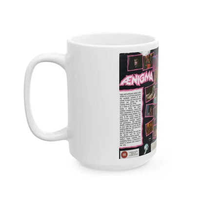 AENIGMA (VHS COVER) - White Coffee Mug - Go Mug Yourself