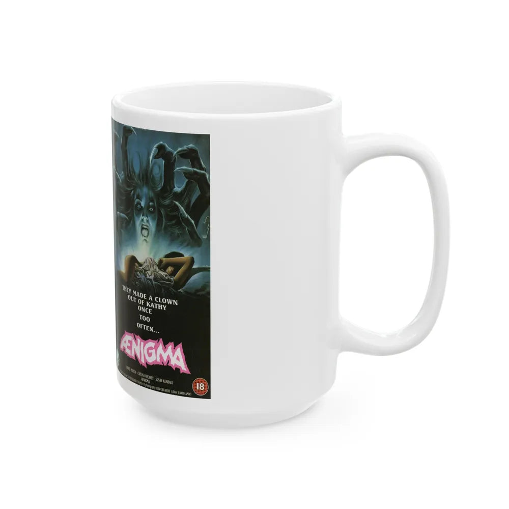 AENIGMA (VHS COVER) - White Coffee Mug-Go Mug Yourself