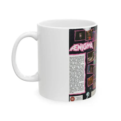 AENIGMA (VHS COVER) - White Coffee Mug - Go Mug Yourself