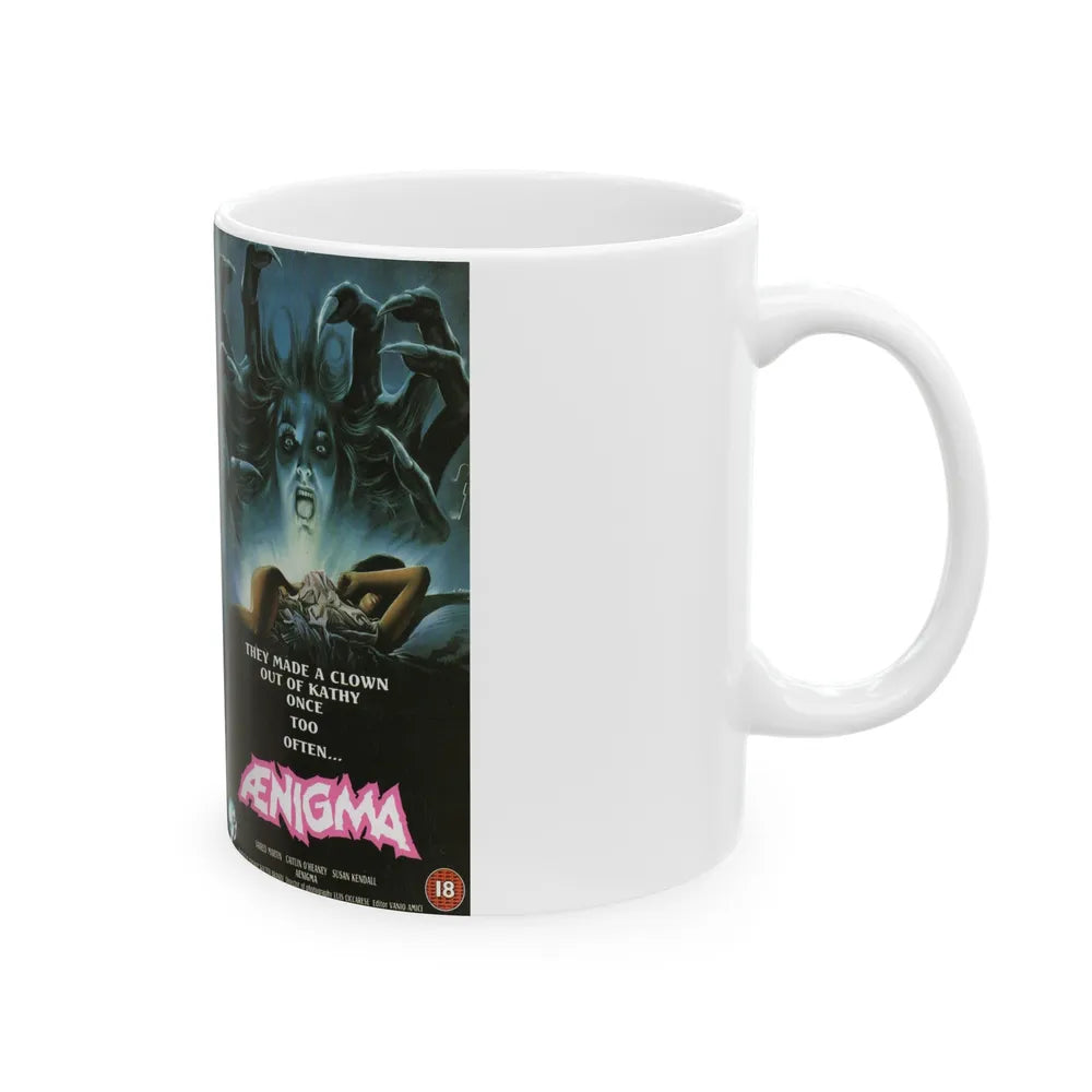 AENIGMA (VHS COVER) - White Coffee Mug-Go Mug Yourself