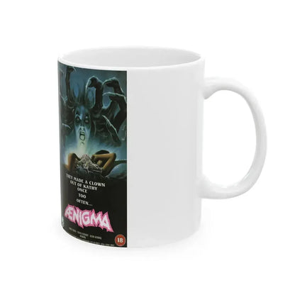 AENIGMA (VHS COVER) - White Coffee Mug - Go Mug Yourself