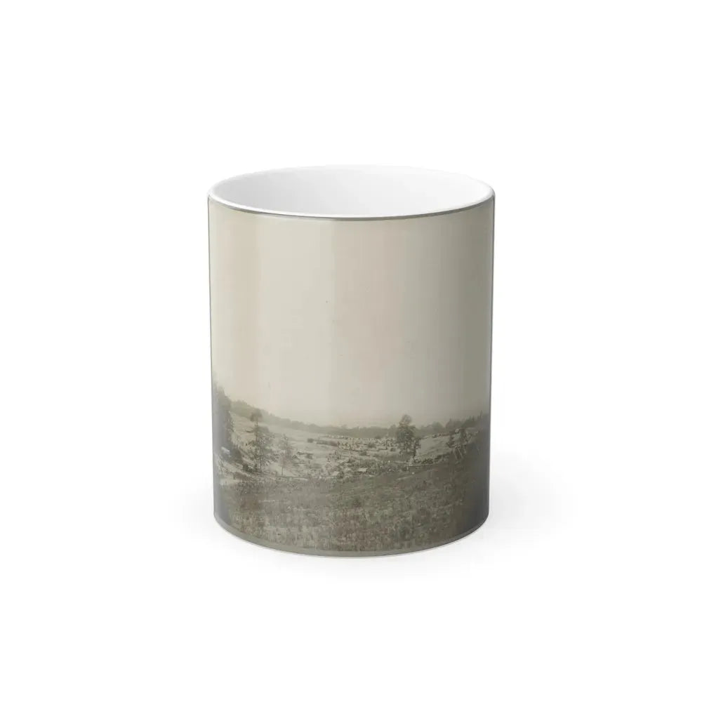 Aerial View of a Camp in the Distance (U.S. Civil War) Color Changing Coffee Mug 11oz Default Title 11oz - Go Mug Yourself