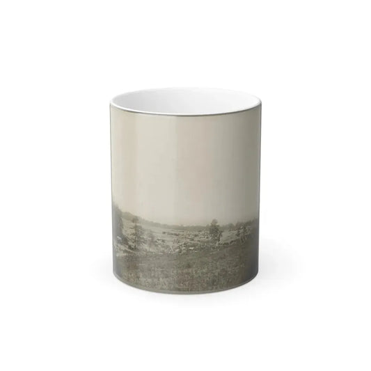 Aerial View of a Camp in the Distance (U.S. Civil War) Color Changing Coffee Mug 11oz Default Title 11oz - Go Mug Yourself