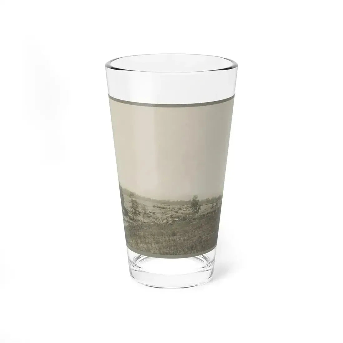 Aerial View Of A Camp In The Distance (U.S. Civil War) Pint Glass 16oz 16oz - Go Mug Yourself
