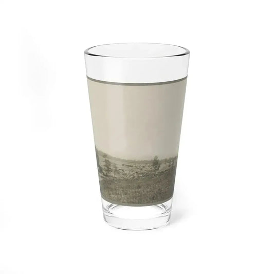 Aerial View Of A Camp In The Distance (U.S. Civil War) Pint Glass 16oz 16oz - Go Mug Yourself