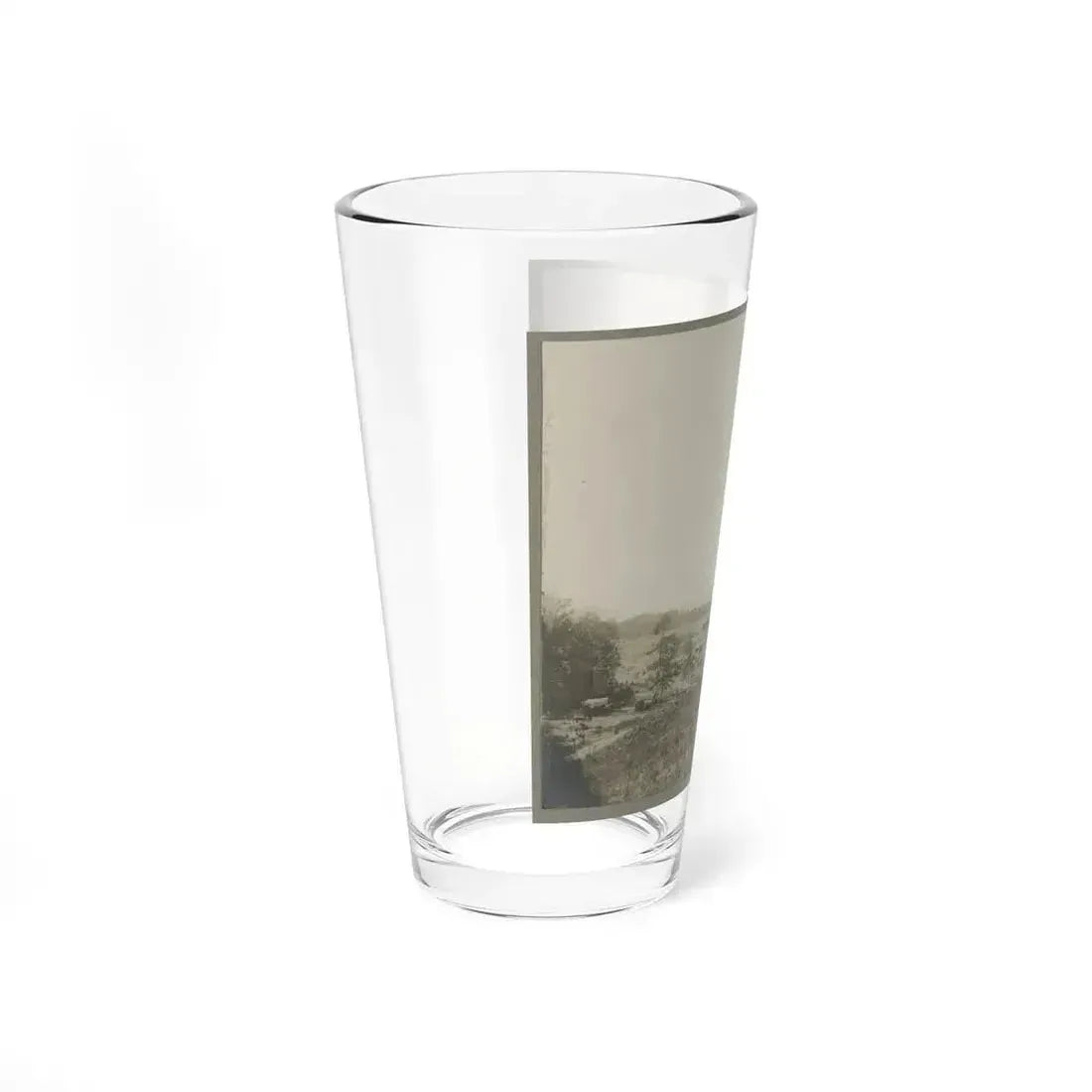 Aerial View Of A Camp In The Distance (U.S. Civil War) Pint Glass 16oz - Go Mug Yourself