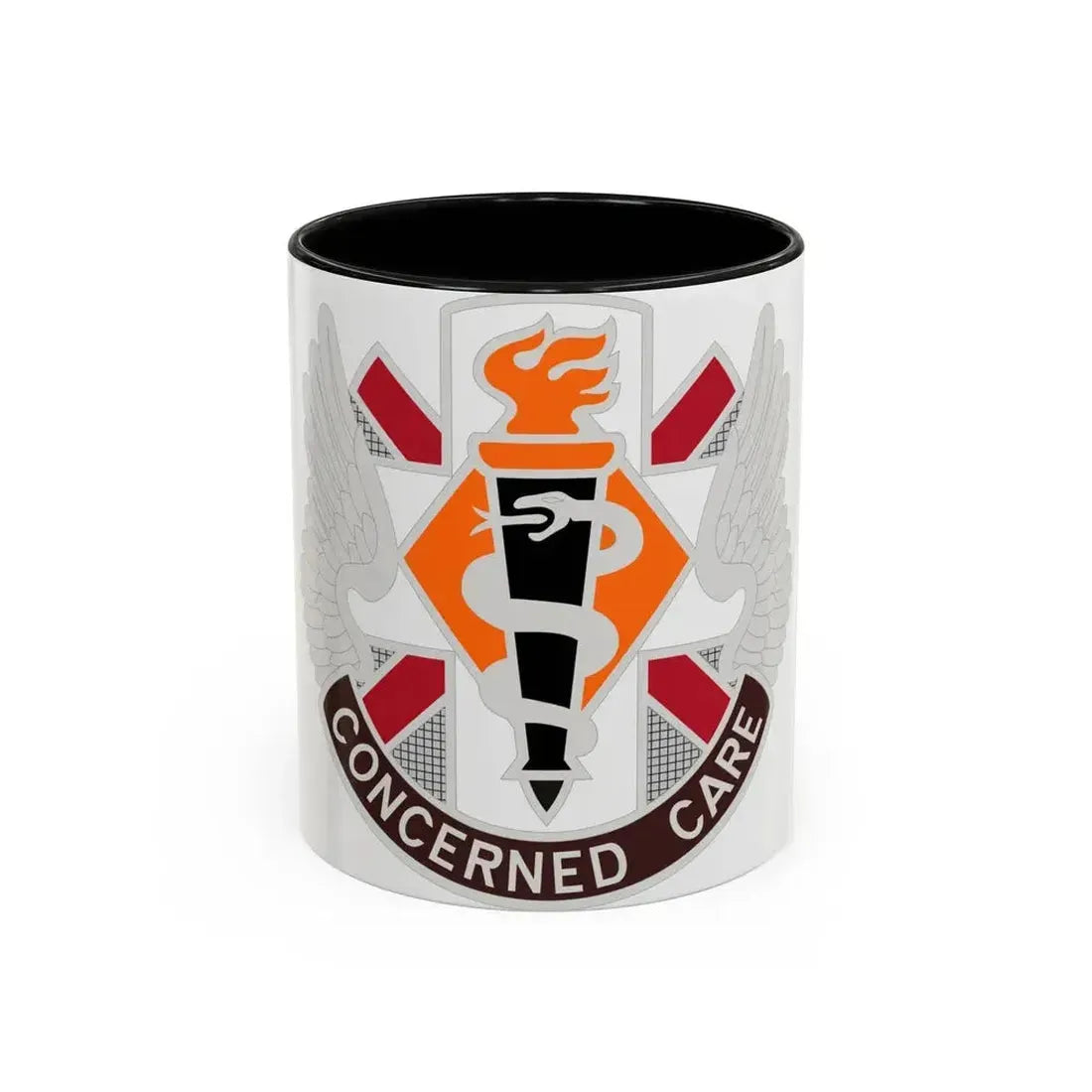 Aeromedical Center Fort Rucker (U.S. Army) Accent Coffee Mug 11oz Black - Go Mug Yourself