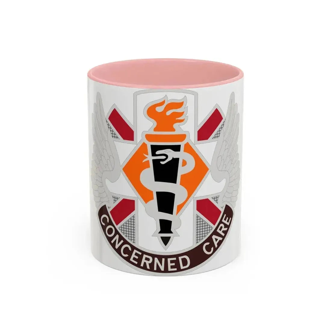 Aeromedical Center Fort Rucker (U.S. Army) Accent Coffee Mug 11oz Pink - Go Mug Yourself
