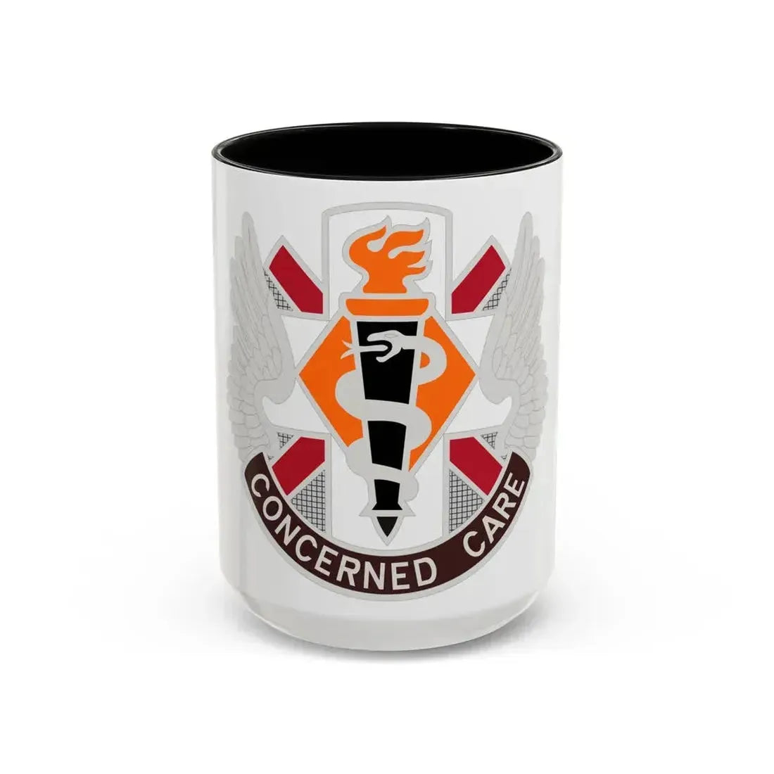 Aeromedical Center Fort Rucker (U.S. Army) Accent Coffee Mug 15oz Black - Go Mug Yourself