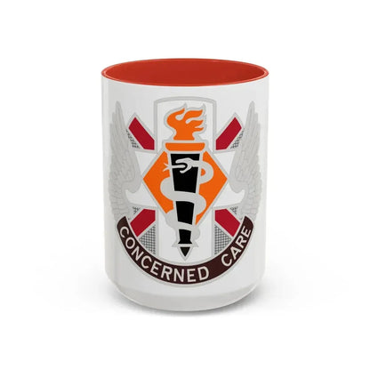 Aeromedical Center Fort Rucker (U.S. Army) Accent Coffee Mug 15oz Red - Go Mug Yourself