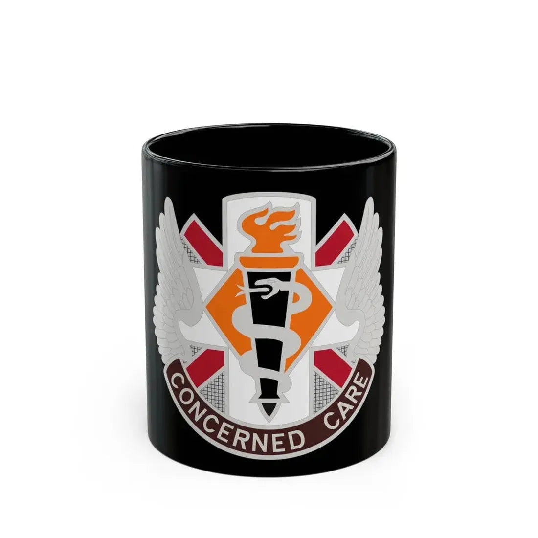 Aeromedical Center Fort Rucker (U.S. Army) Black Coffee Mug 11oz - Go Mug Yourself