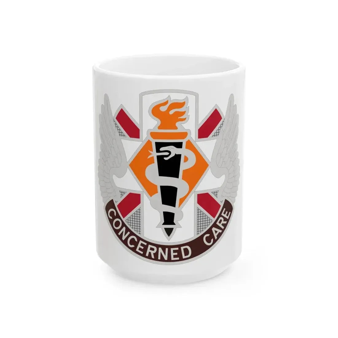 Aeromedical Center Fort Rucker (U.S. Army) White Coffee Mug 15oz - Go Mug Yourself