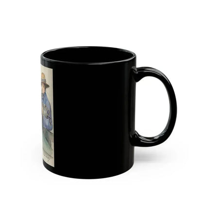 Aeroplane Girl - Black Coffee Mug - Go Mug Yourself
