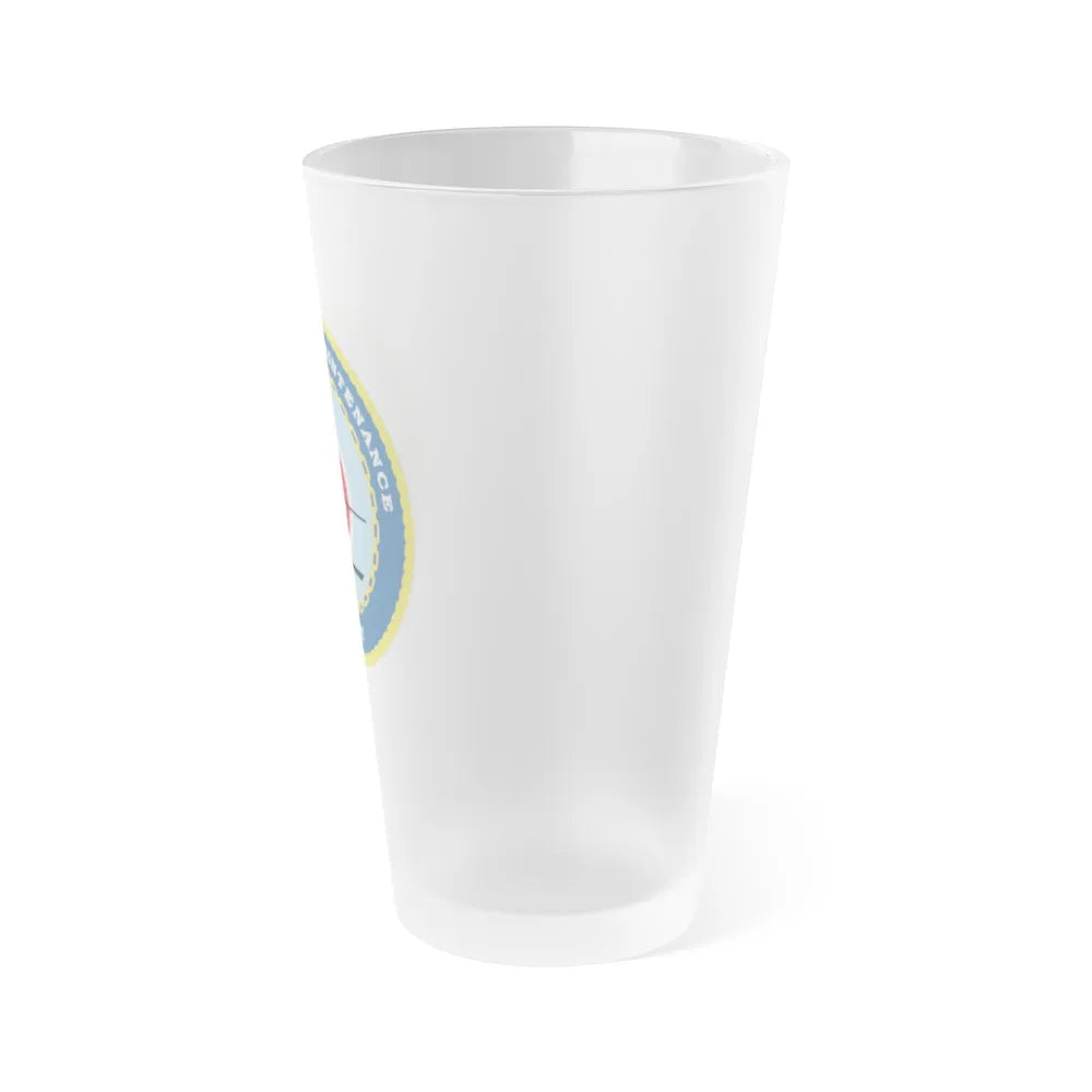 Aerospace Maintenance Duty (U.S. Navy) Frosted Pint Glass 16oz-Go Mug Yourself