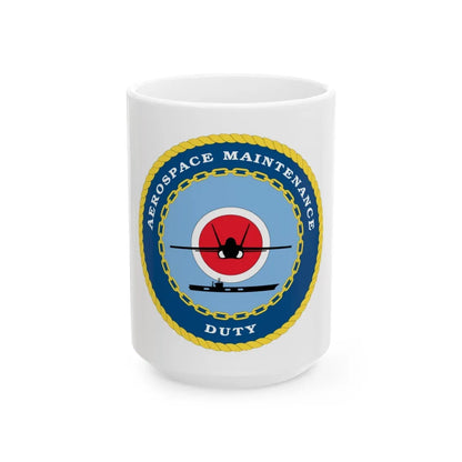 Aerospace Maintenance Duty (U.S. Navy) White Coffee Mug-15oz-Go Mug Yourself