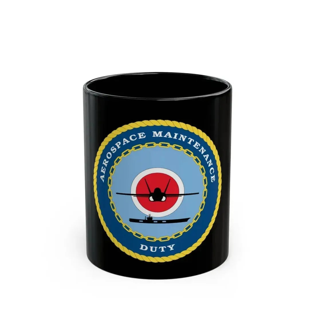 Aerospace Maintenance Duty (U.S. Navy) Black Coffee Mug 11oz - Go Mug Yourself