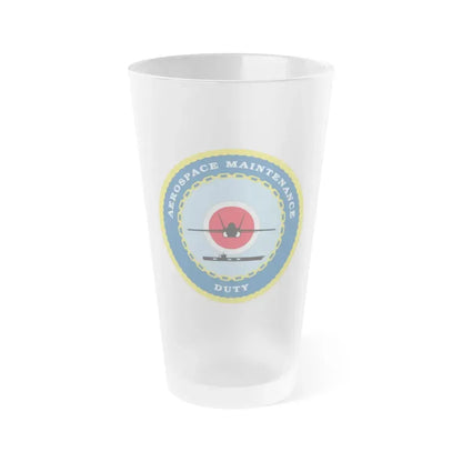 Aerospace Maintenance Duty (U.S. Navy) Frosted Pint Glass 16oz Default Title - Go Mug Yourself