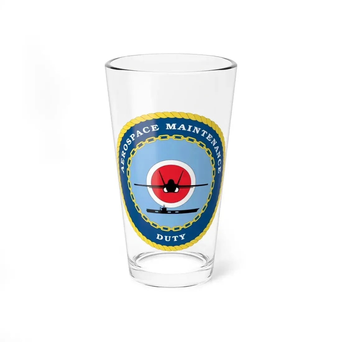 Aerospace Maintenance Duty (U.S. Navy) Pint Glass 16oz 16oz - Go Mug Yourself