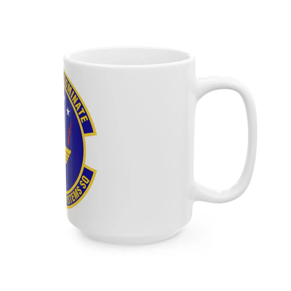 AETC Computer Systems Squadron (U.S. Air Force) White Coffee Mug-Go Mug Yourself