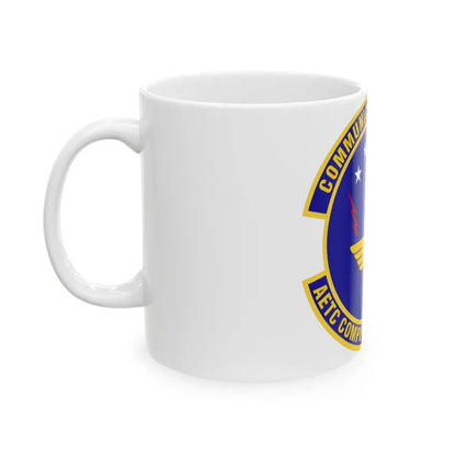 AETC Computer Systems Squadron (U.S. Air Force) White Coffee Mug-Go Mug Yourself